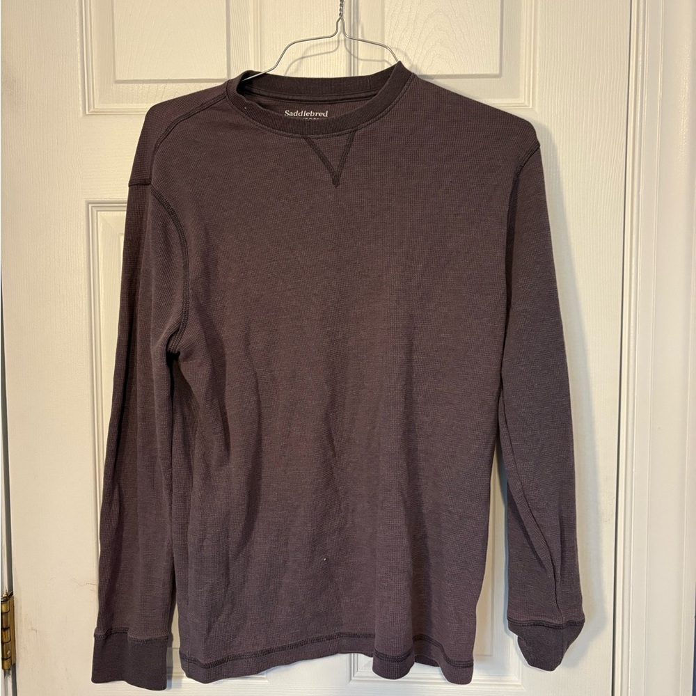 Saddlebred Men's Long Sleeve Shirt - Dark Brown